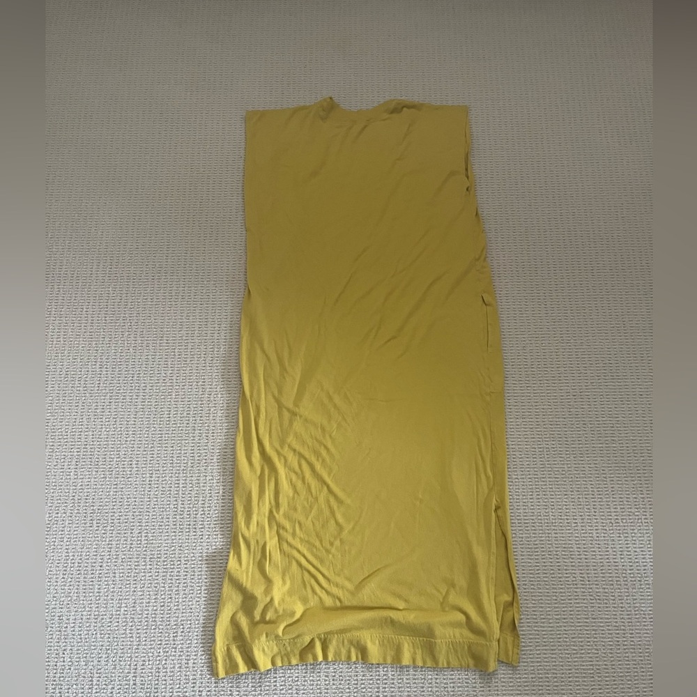 Free People Beach yellow maxi dress